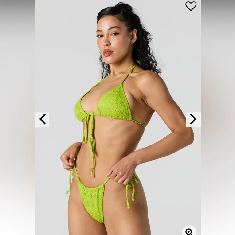 F21 Crochet-Style Bikini Set - Picture 2 of 6